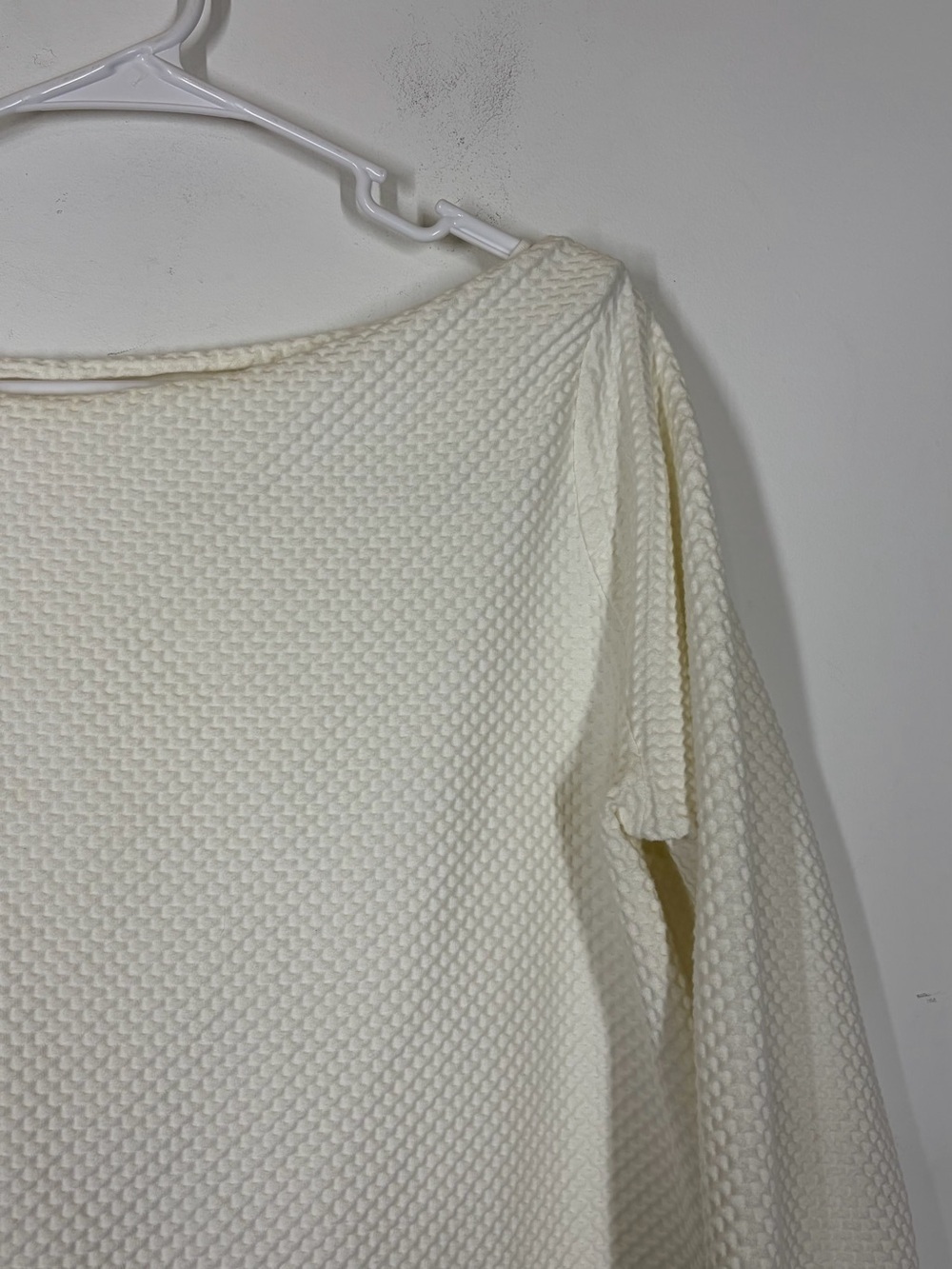 COS Textured Long Sleeve Top Size US Large - Picture 3 of 8